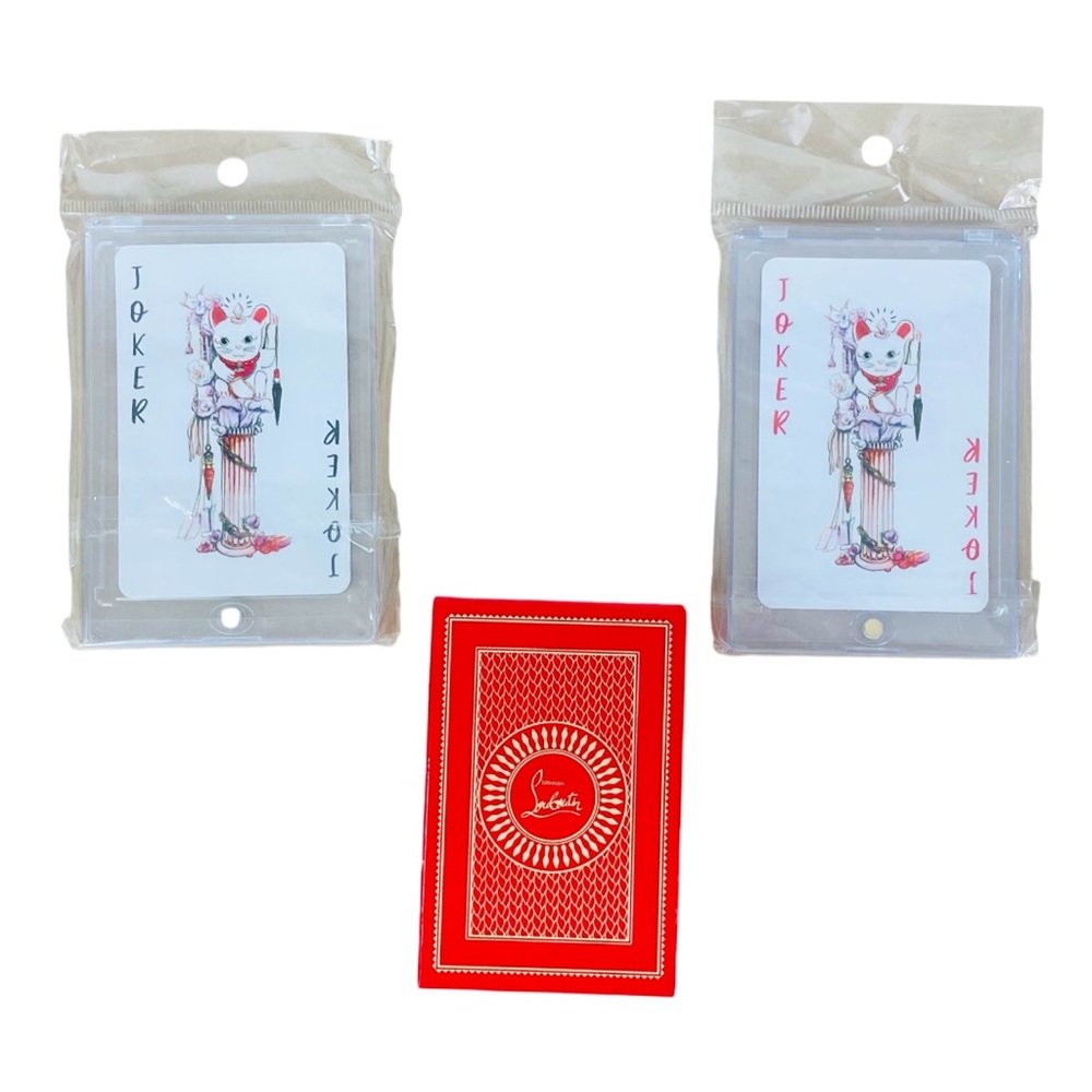 CHRISTIAN LOUBOUTIN LIMITED EDITION PLAYING CARD - Case Included - Picture 7 of 10